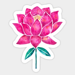 Lotus Blossom Sticker